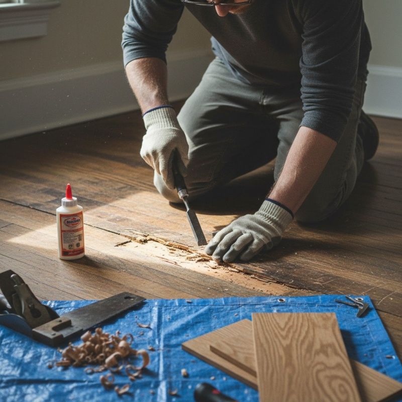 Hardwood Floor Repair Service