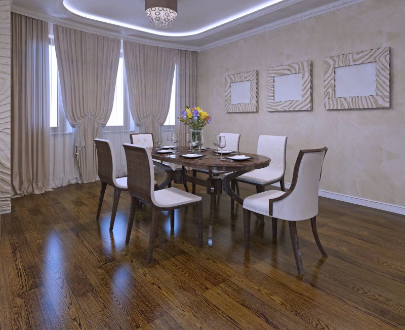 Traditional Hardwood in Dining Area
